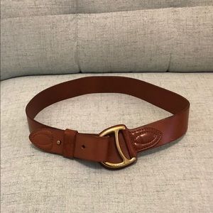 Ralph Lauren brown buckle belt